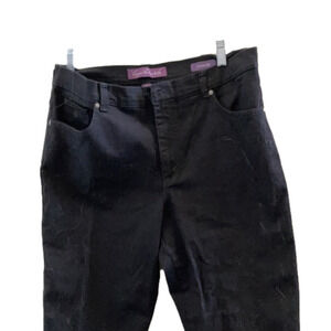 Gloria Vanderbilt BLACK denim jeans 14p